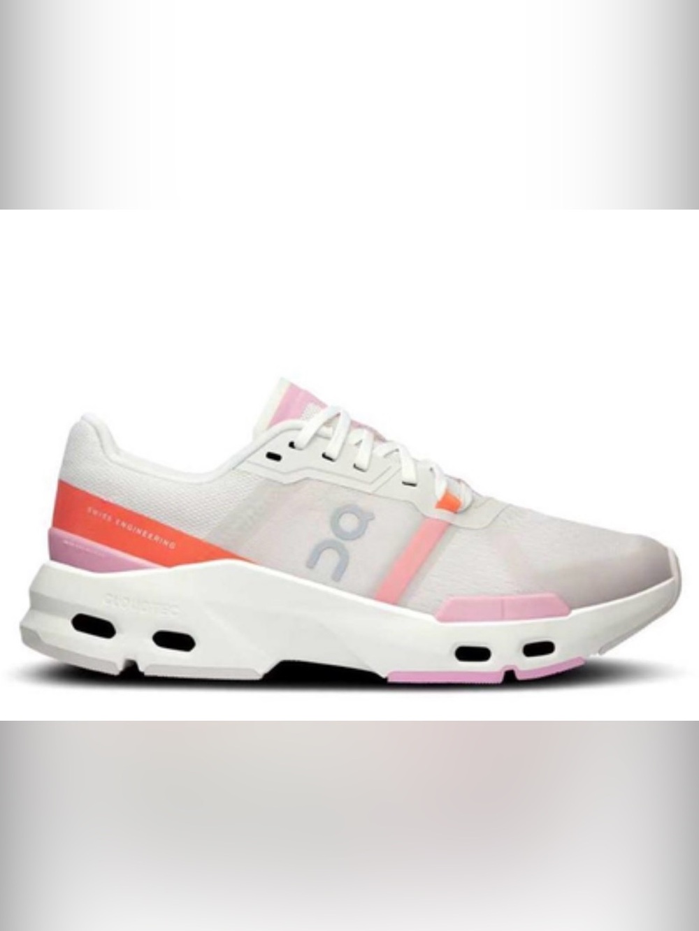 On Running Women's Cloud Pulse Pearl/Blossom Coral Athletic Sneakers Size 8